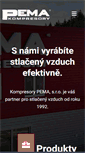 Mobile Screenshot of kompresorypema.cz
